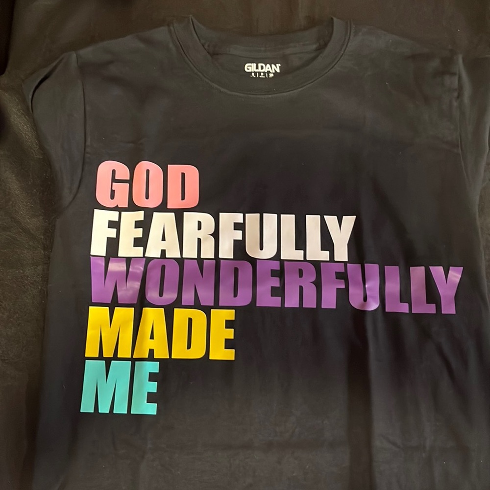 Black inspirational T-shirt